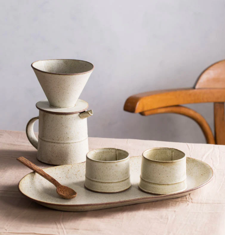 Ceramic Coffee Drip Set